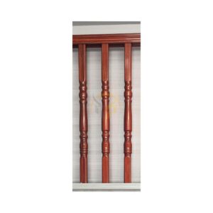 con tiện cầu thang vân gỗ cổ điển
