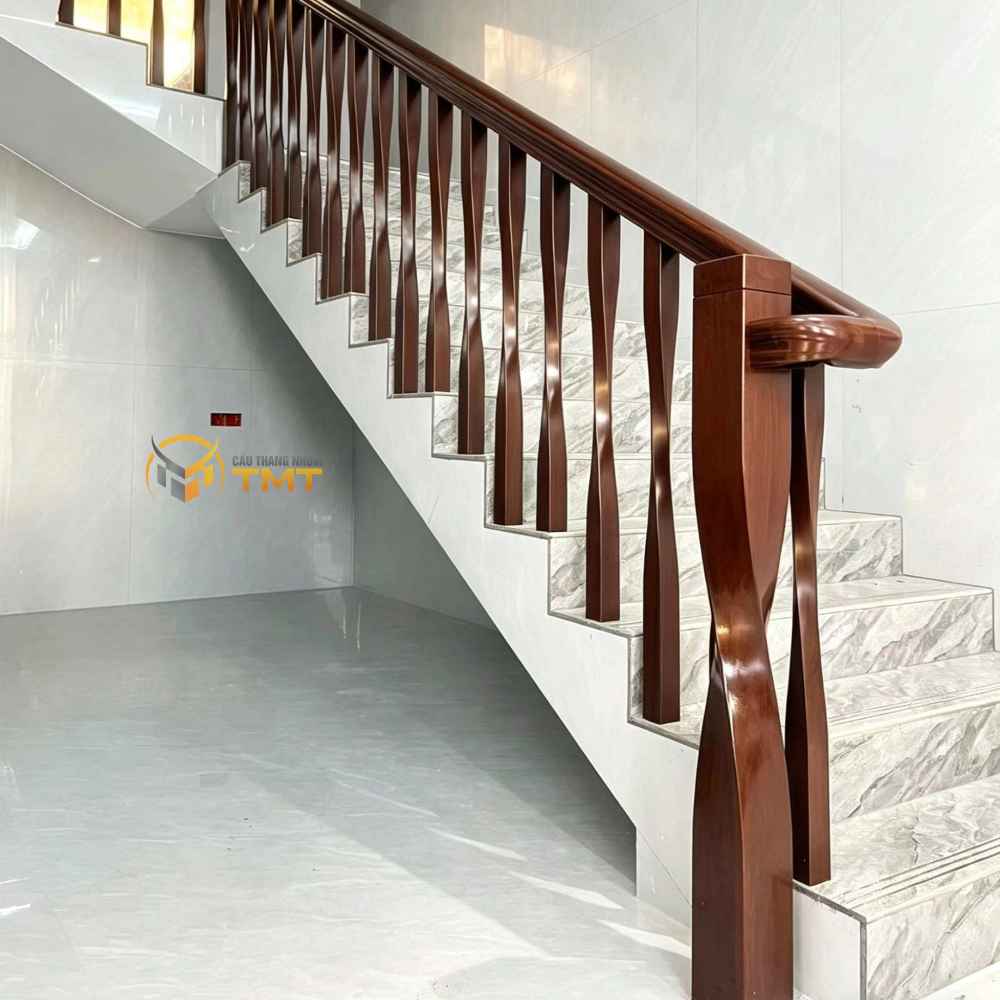 cầu thang nhôm vũ điệu xoắn